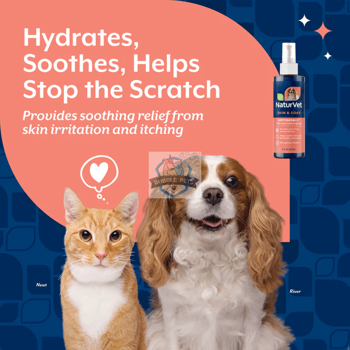 Naturvet Septiderm-V Skin Care Lotion for Dogs Cats Pets