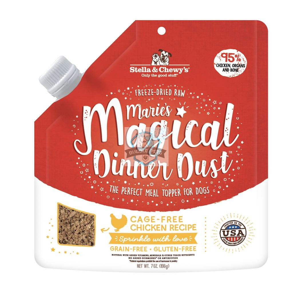 Stella & Chewy Marie's Magical Dinner Dust Chicken Raw Dog Topper