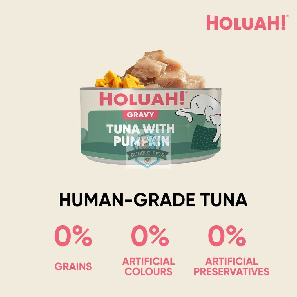 NEW: Holuah! Tuna with Pumpkin Gravy Canned Cat Food