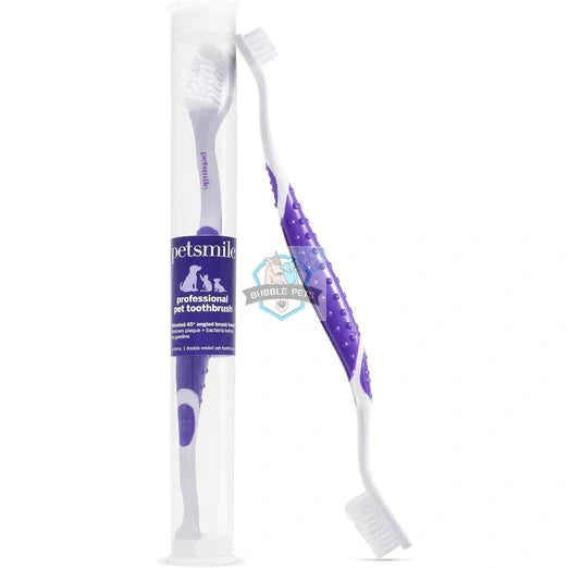 Petsmile Dual End Toothbrush for Dogs & Cats