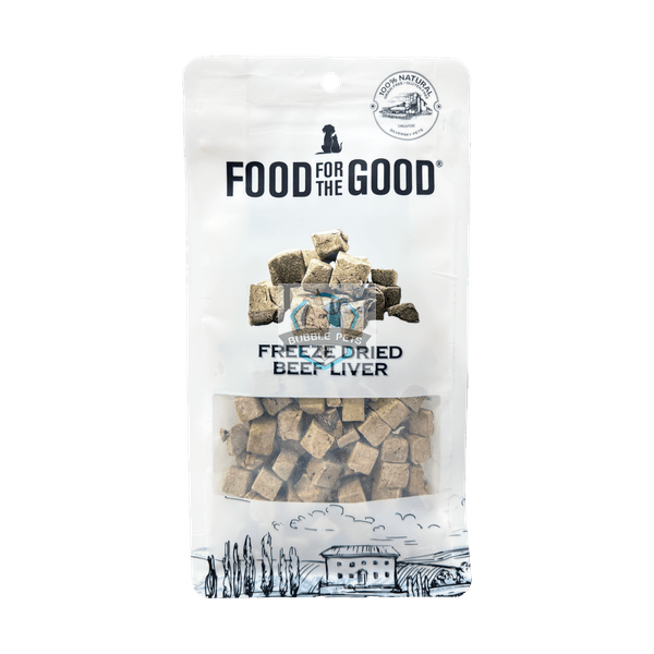 25% PROMOTION Food For The Good Freeze Dried Beef Liver Cat & Dog Treats