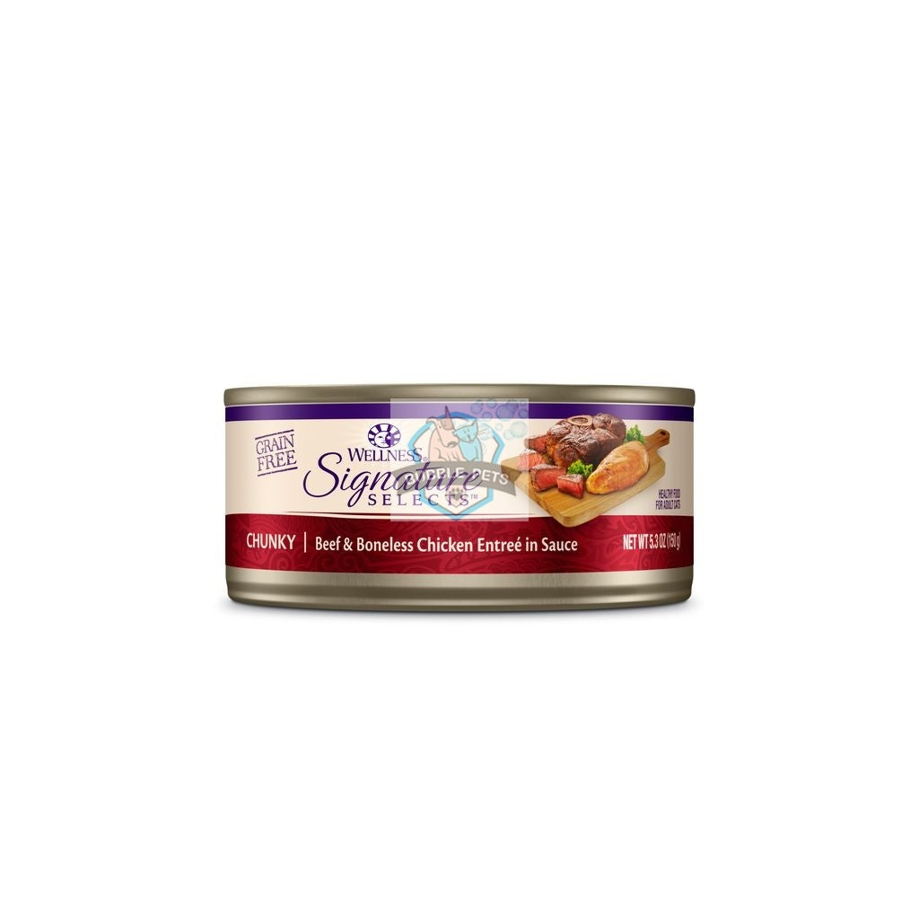 Wellness CORE Signature Selects Chunky Beef & White Meat Chicken Entree in Sauce Canned Cat Food