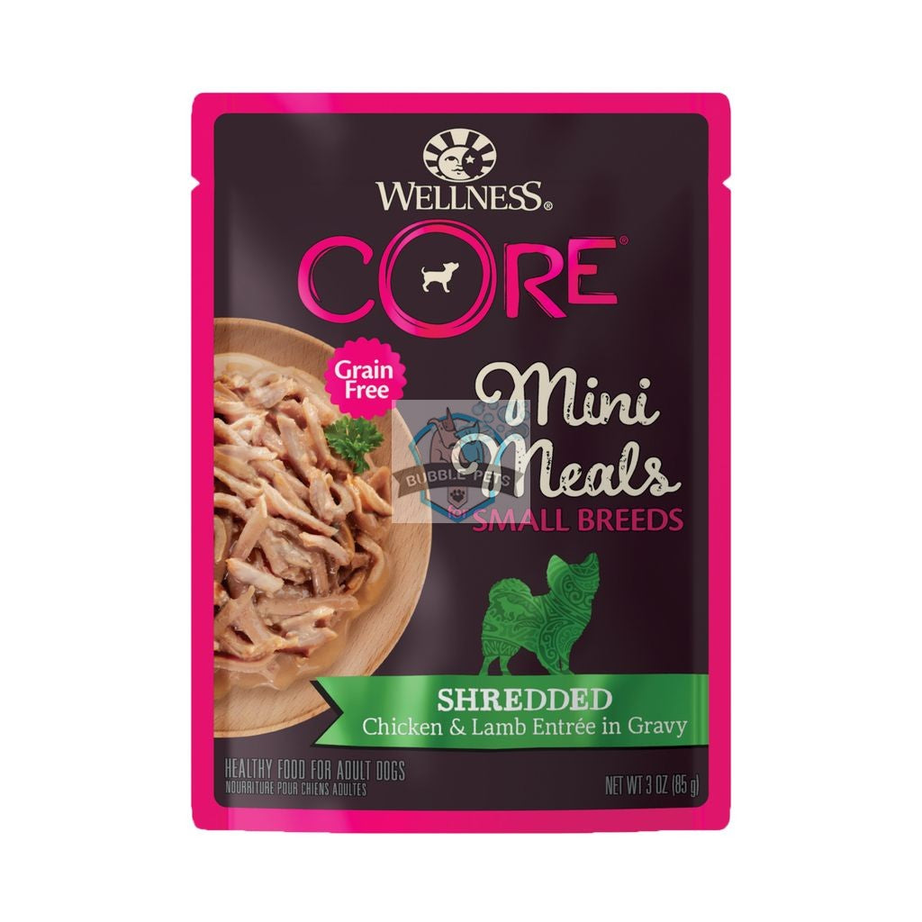 Wellness CORE Small Breed Mini Meals - Shredded Chicken & Lamb Wet Dog Food
