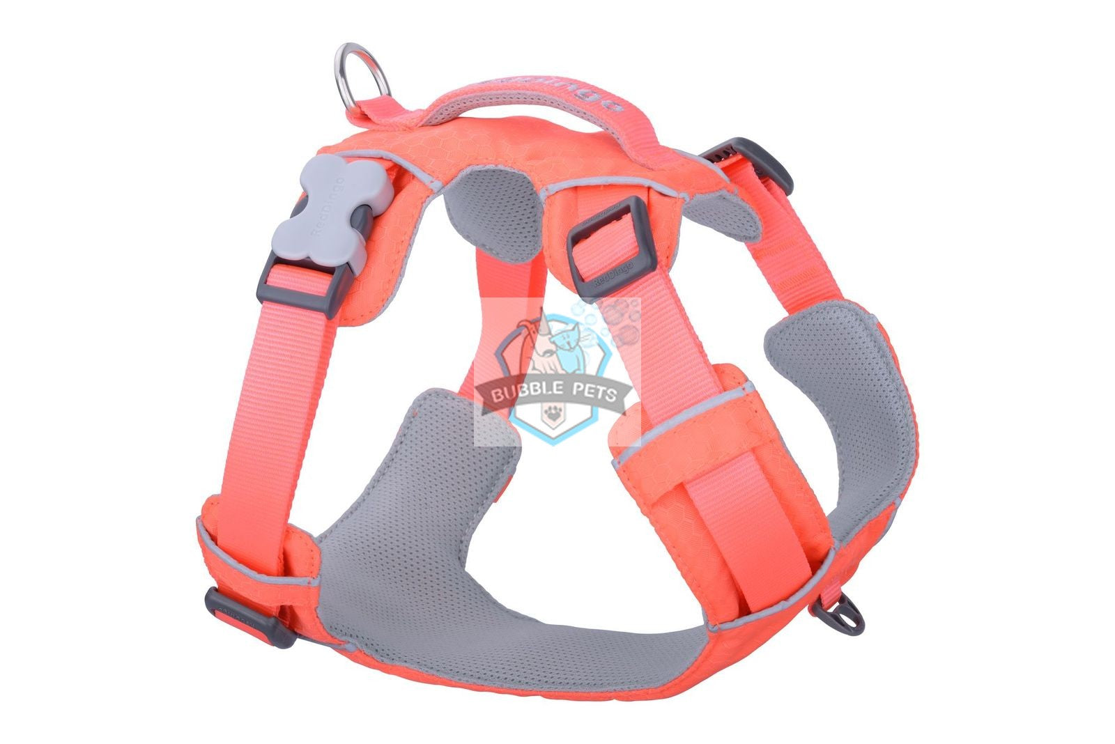 Red Dingo Short Harness - Hi-Vis Peach