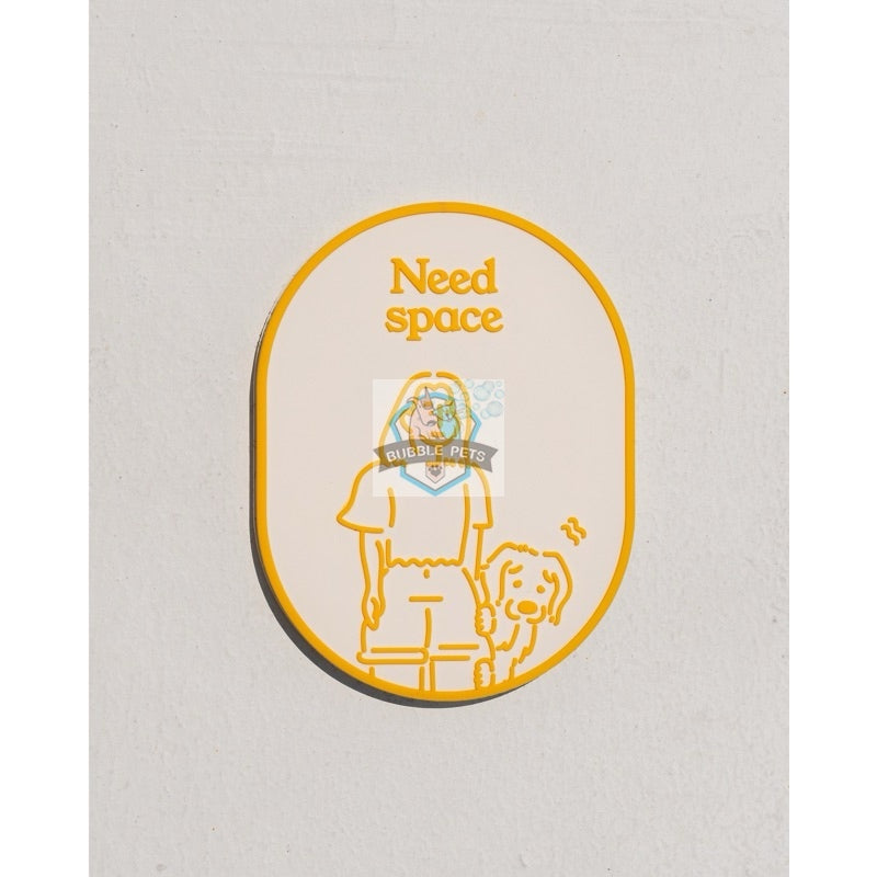 Four Feet Apart | Need Space Leash Patch