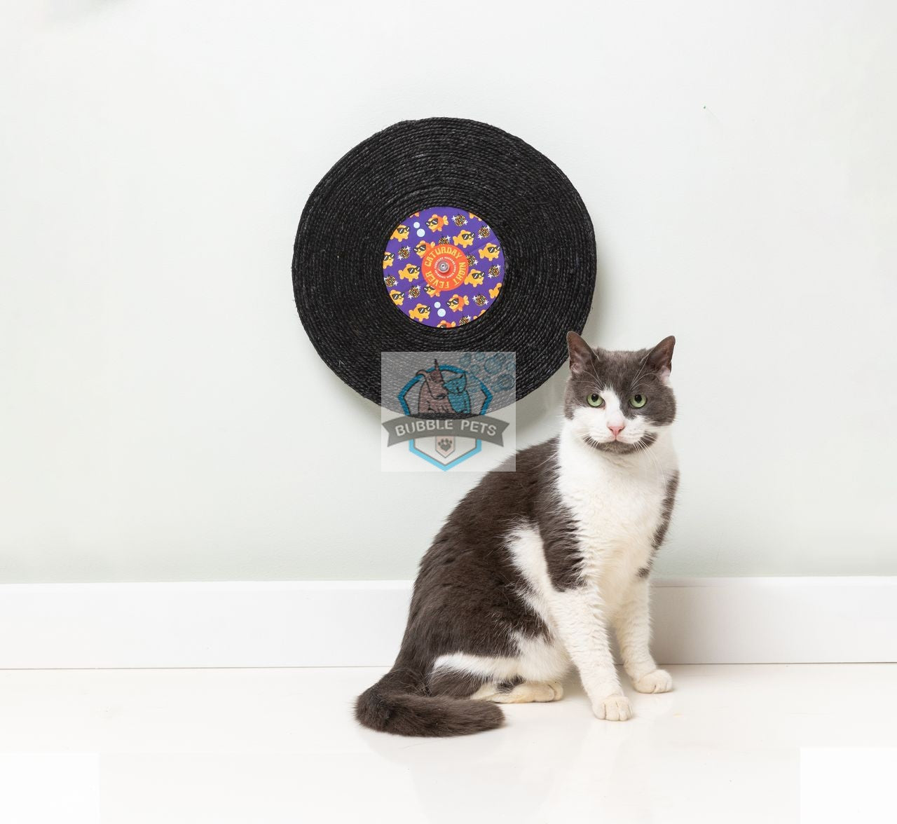FuzzYard Record Cat Scratcher - Caturday Night Fever