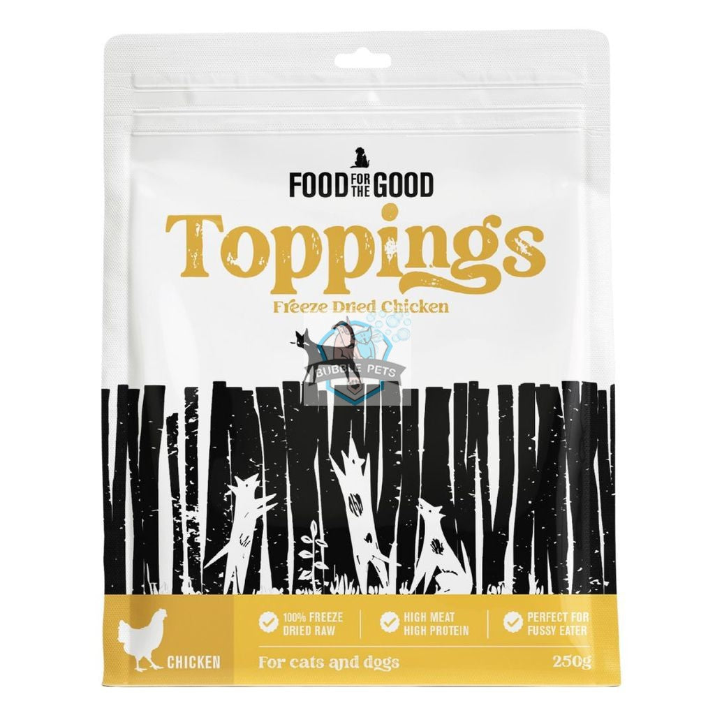 Food For The Good Freeze-Dried Chicken Toppings for Dogs & Cats