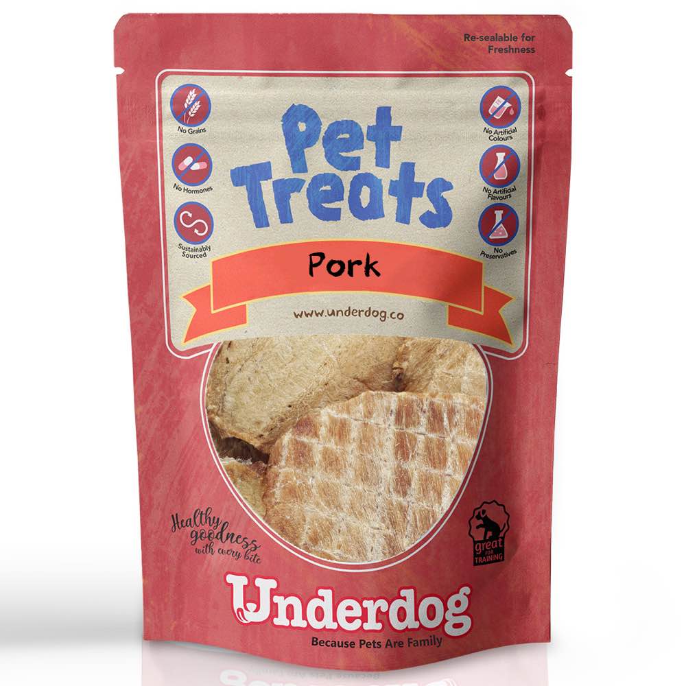 Gift with Purchase - Underdog Pork Air Dried Dog Pet Treats Trial Pack