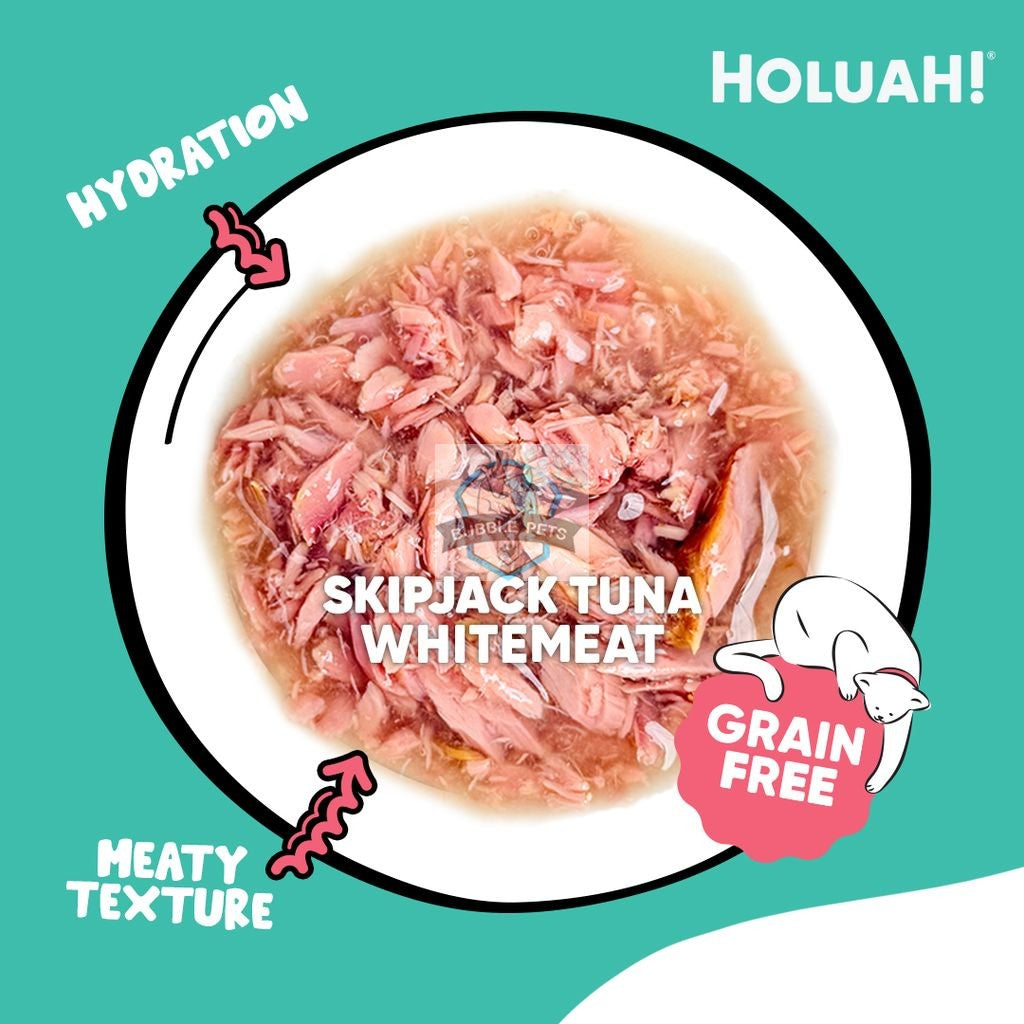 NEW: Holuah! Skipjack Tuna Whitemeat Gravy Canned Cat Food