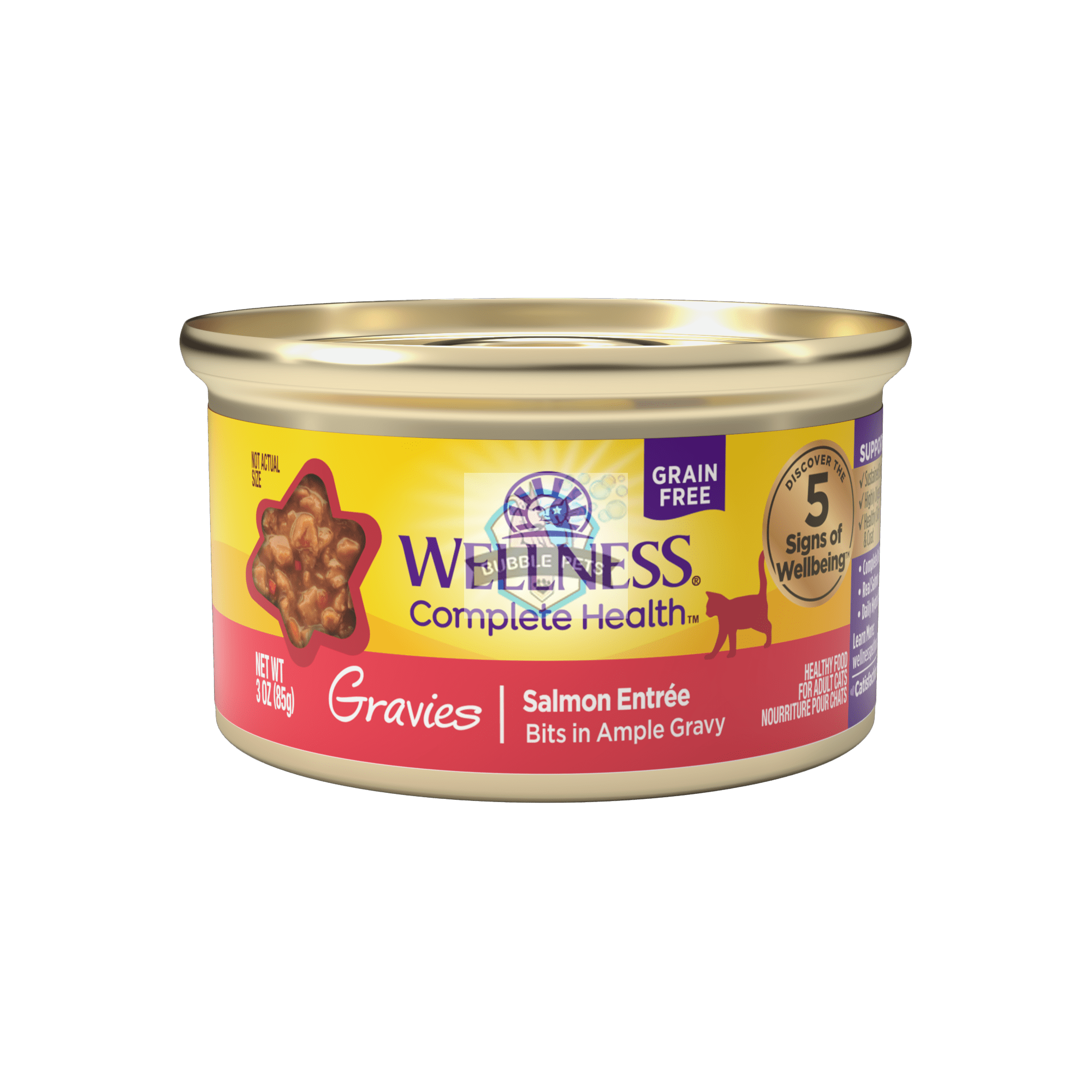 Wellness Complete Health Gravies Salmon Entree Canned Cat Food