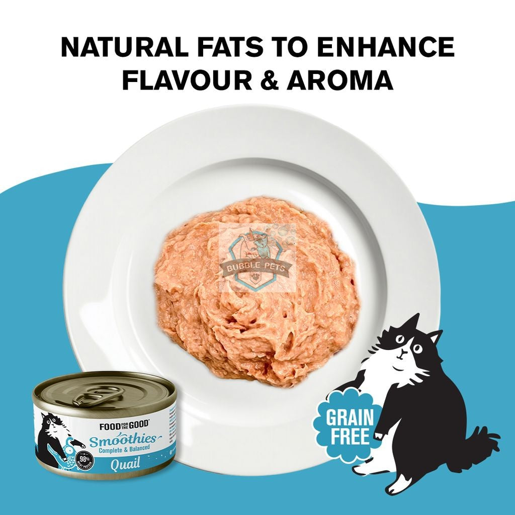 Food For The Good Quail Smoothies Cat Canned Food