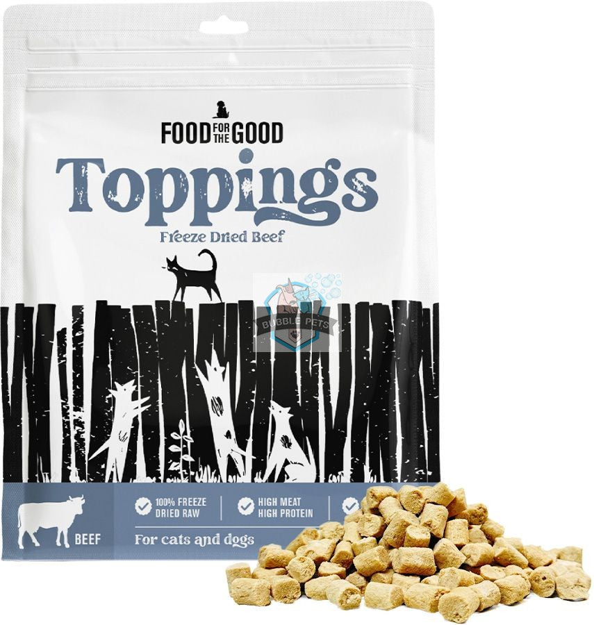 Food For The Good Freeze-Dried Beef Toppings for Dogs & Cats