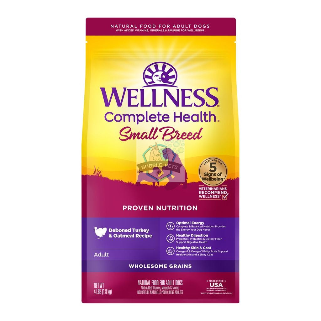 Wellness Complete Health Small Breed Turkey & Oatmeal Dry Dog Food