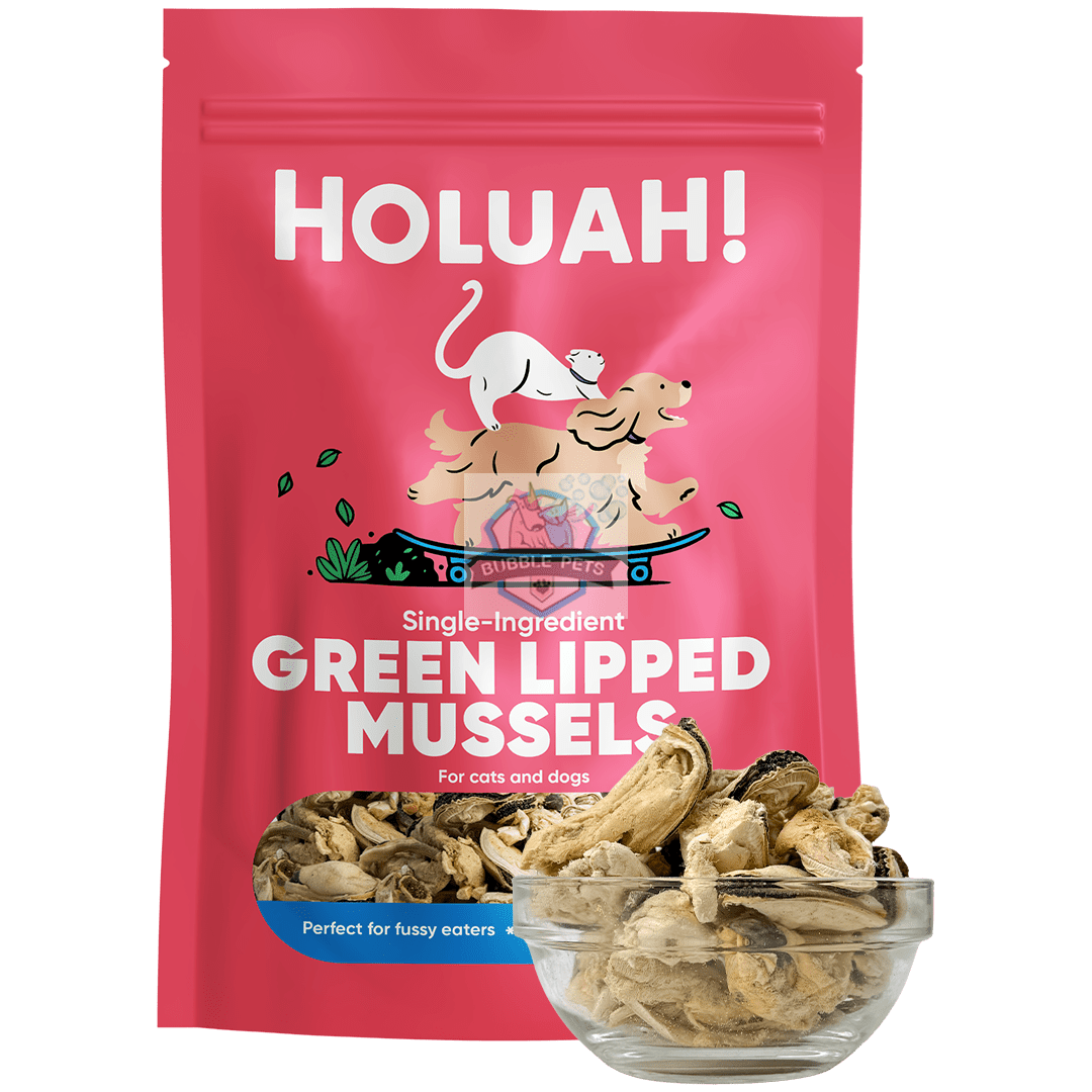 NEW: Holuah! Freeze Dried Green Lipped Mussels Treats for Cats & Dogs