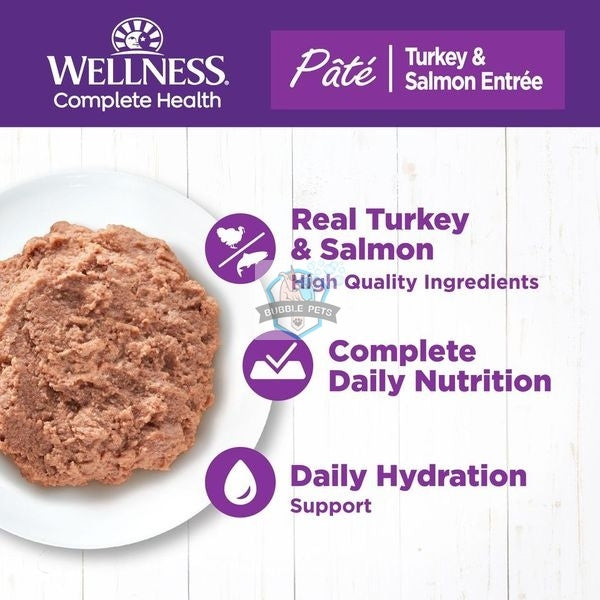 Wellness Complete Health Turkey & Salmon Pate Canned Cat Food