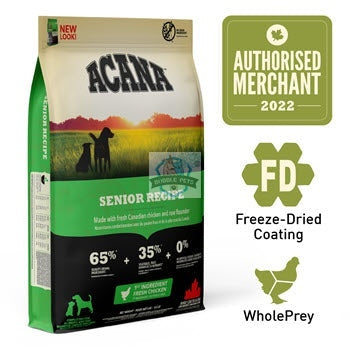 PROMO Extra 10% OFF Acana Heritage Senior Freeze Dried Coated Dog Food