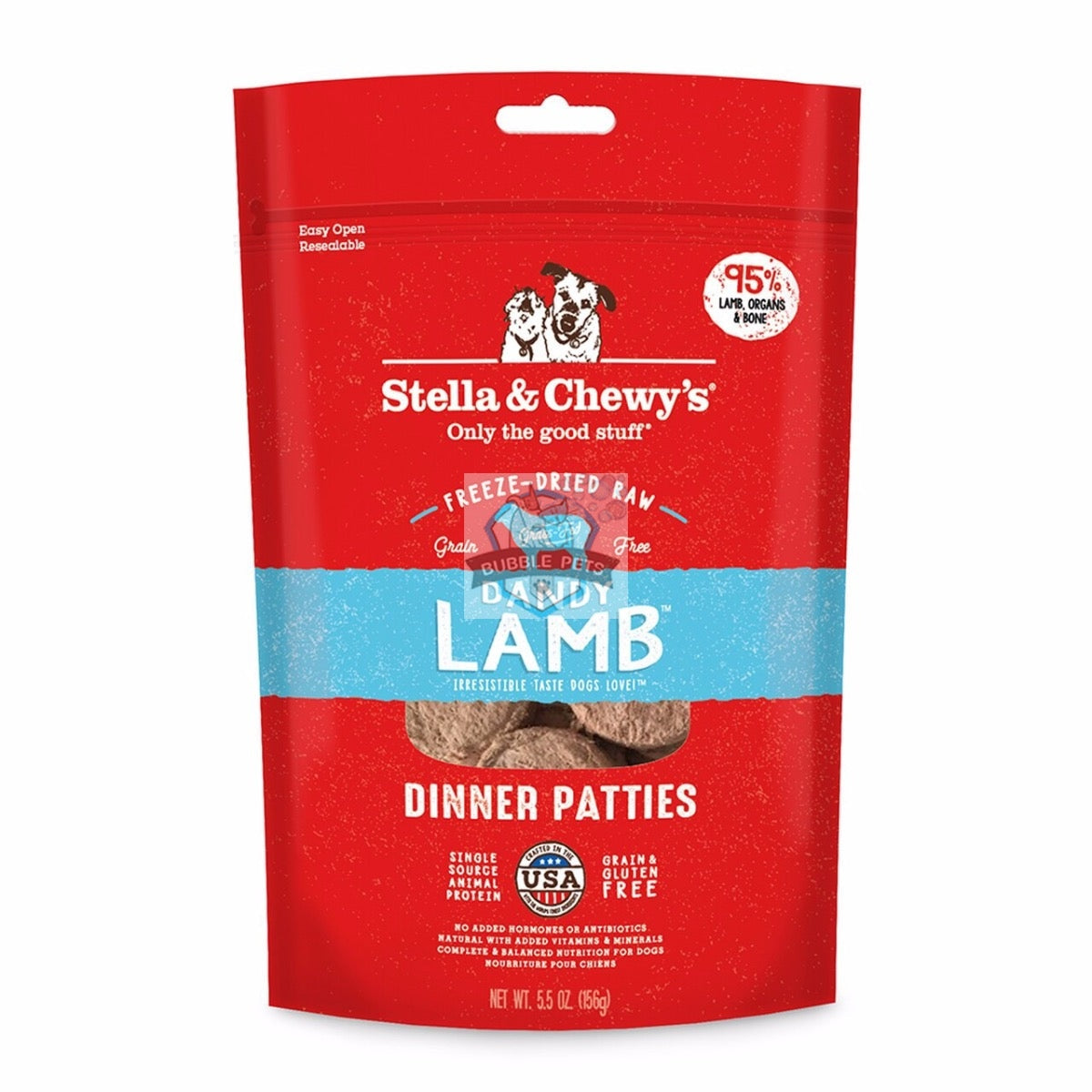 Stella & Chewy's Freeze Dried Dinner Patties (Dandy Lamb) Dog Food