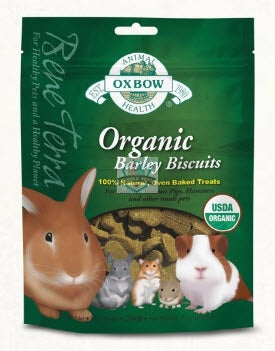 Oxbow Organic Barley Biscuit For Small Animals