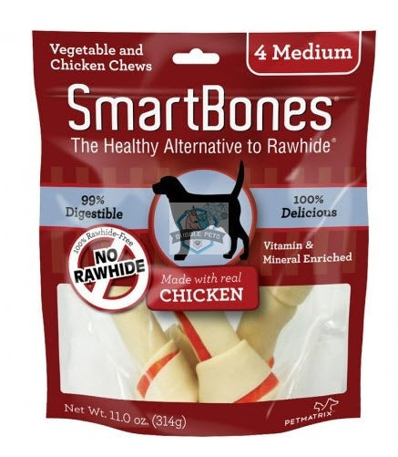 SmartBones Rawhide-free Chicken Flavor Medium Dog Chews
