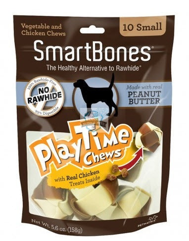 SmartBones PlayTime Peanut Butter Chews Small Dog Chews
