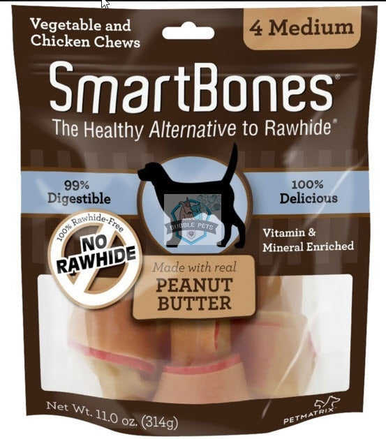 SmartBones Rawhide-free Peanut Butter Flavor Medium Dog Chews