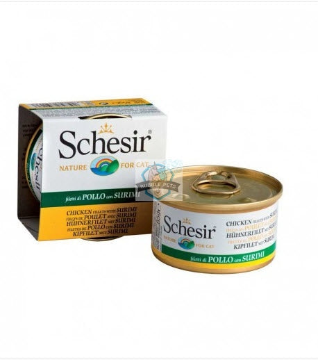 Schesir Chicken Fillet with Surimi in Jelly Canned Cat Food