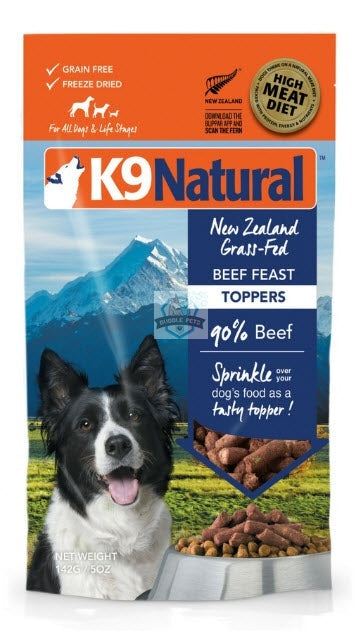 K9 Natural Freeze Dried Beef  Feast Topper