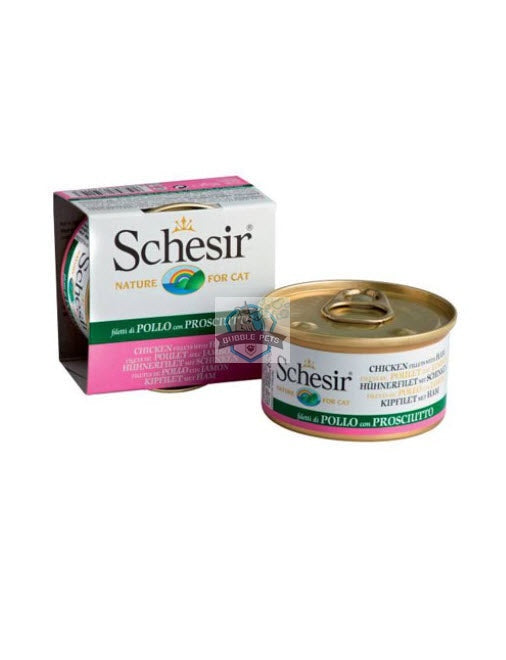 Schesir Chicken Fillet with Ham in Jelly Canned Cat Food