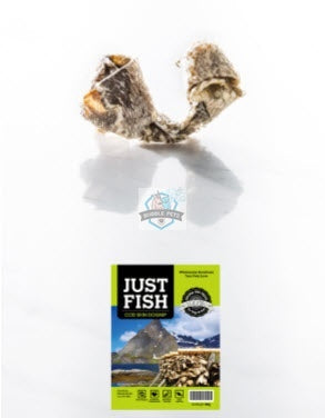 Just Fish Cod Skin Dognip Dog Cats Pet Treats