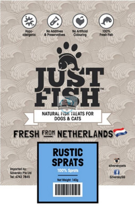 Just Fish Fish Rustic Sprats Dog Cats Pet Treats
