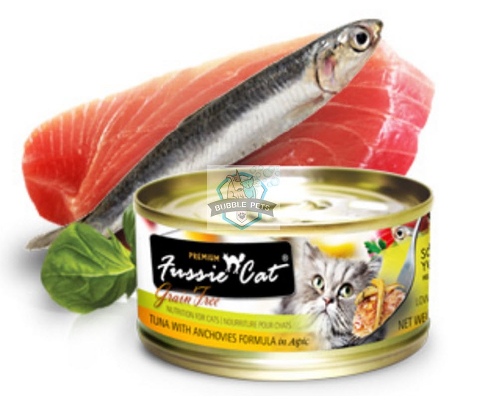 Fussie Cat Premium Tuna With Anchovy Canned Cat Food