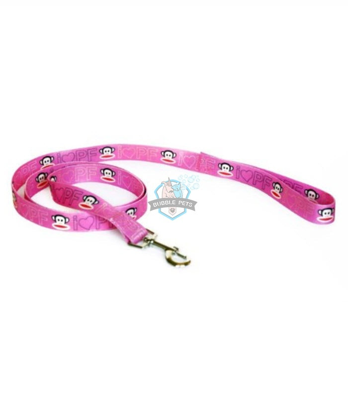 Paul Frank Heart PF Pink Leash for Dogs
