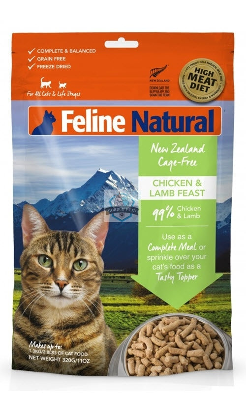 K9 Feline Natural Chicken and Lamb Raw Freeze Dried Cat Food