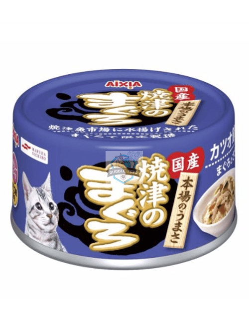 Aixia Yaizu No Maguro Tuna and Chicken with Dried Skipjack Canned Cat Food