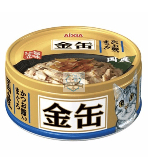 Aixia Kin-Can Mini Tuna with Dried Skipjack Canned Cat Food