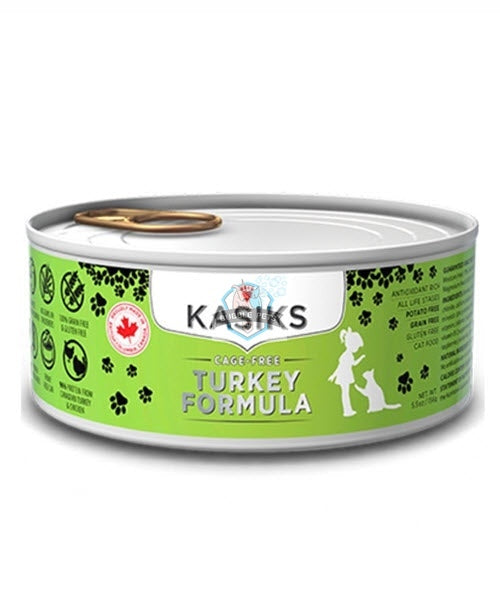 Kasiks Grain Free Turkey Canned Cat Food