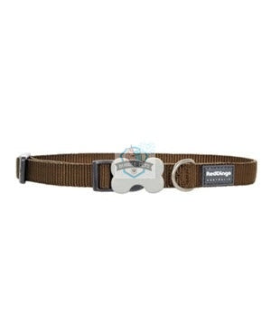 Red Dingo Classic Collar in Brown for Dogs