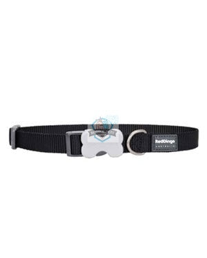 Red Dingo Classic Collar in Black for Dogs
