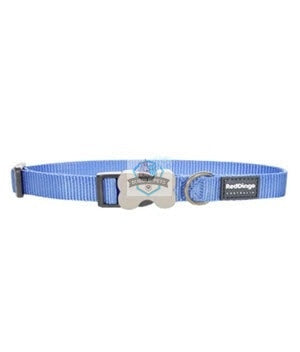 Red Dingo Classic Collar in Medium Blue for Dogs