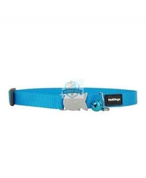 Red Dingo Classic Safety Collar in Turquoise for Cat