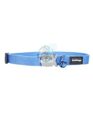 Red Dingo Classic Safety Collar in Medium Blue for Cat