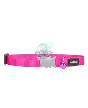 Red Dingo Classic Safety Collar in Hot Pink for Cat