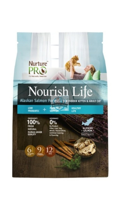 Nurture Pro Nourish Life Alaskan Salmon Formula Indoor Kitten & Adult Cat Food