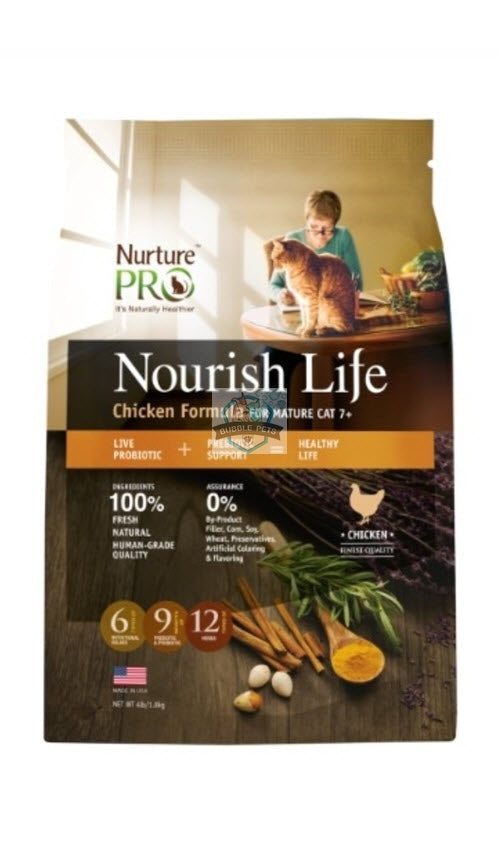 Nurture Pro Nourish Life Chicken Formula For Mature Cat 7+ Cat Food