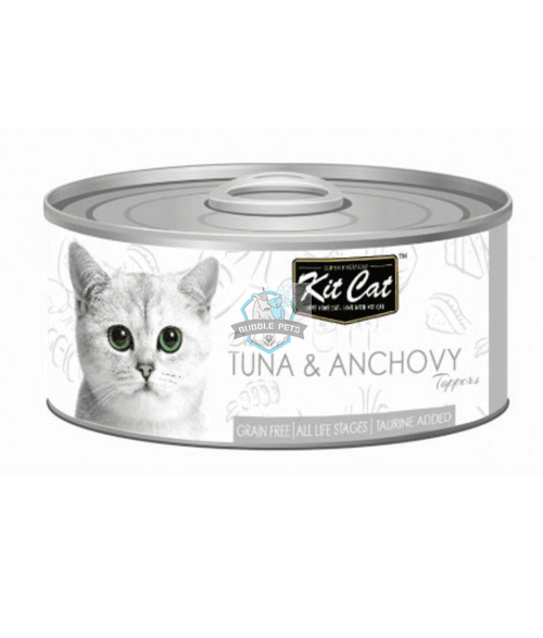 Kit Cat Deboned Tuna & Anchovy Canned Cat Food Toppers