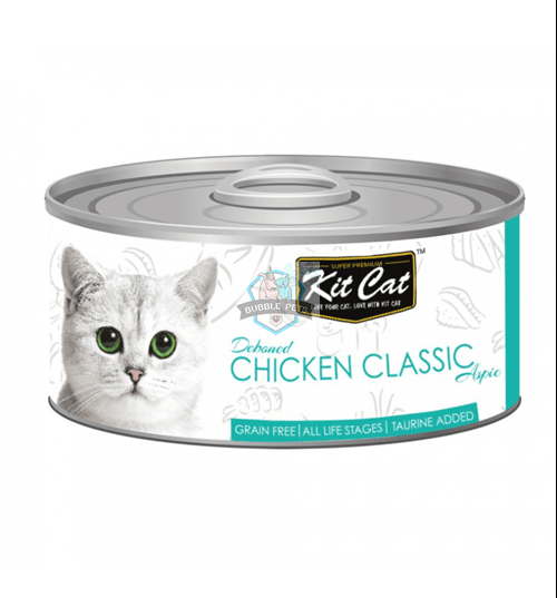 Kit Cat Deboned Chicken Classic Canned Cat Food Toppers