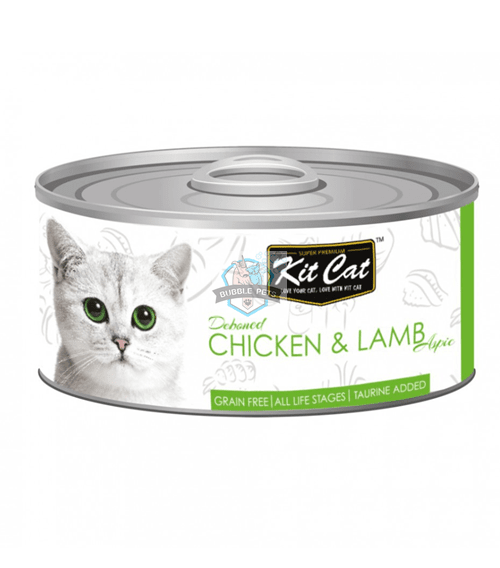 Kit Cat Deboned Chicken & Lamb Canned Cat Food Toppers