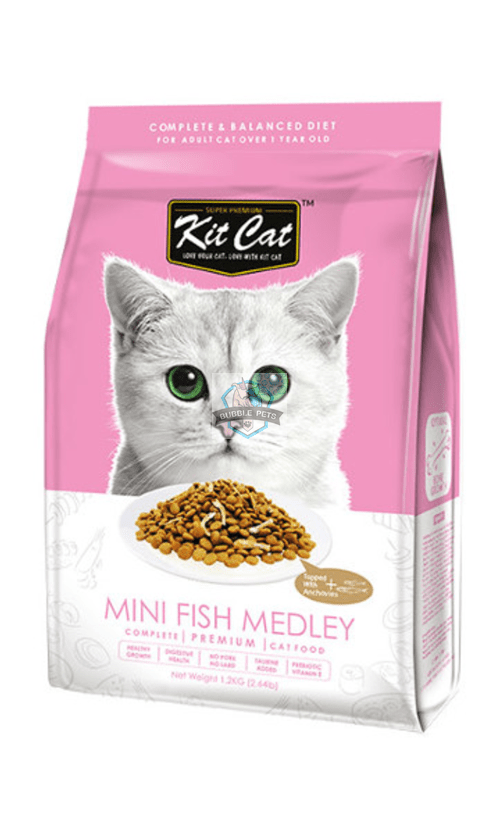 Kit Cat Mini Fish Medley Dry Cat Food