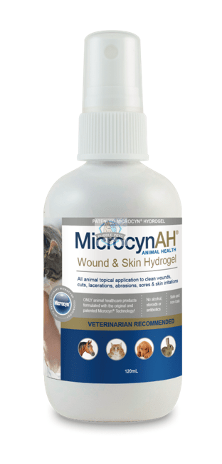 MicrocynAH Wound & Skin Hydrogel for Dogs Cats Pets