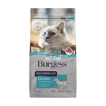 Burgess Neutered Cats Chicken Cat Food